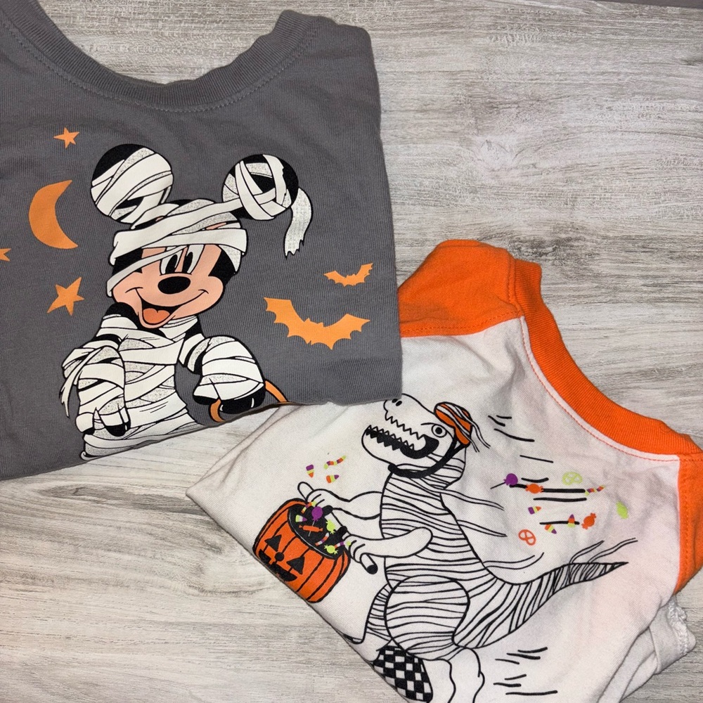 12M Halloween Long Sleeve Shirt Bundle